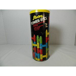 Slinky Brand Tower-ifics Creative Building Toy 1984 Vintage 49 Pieces